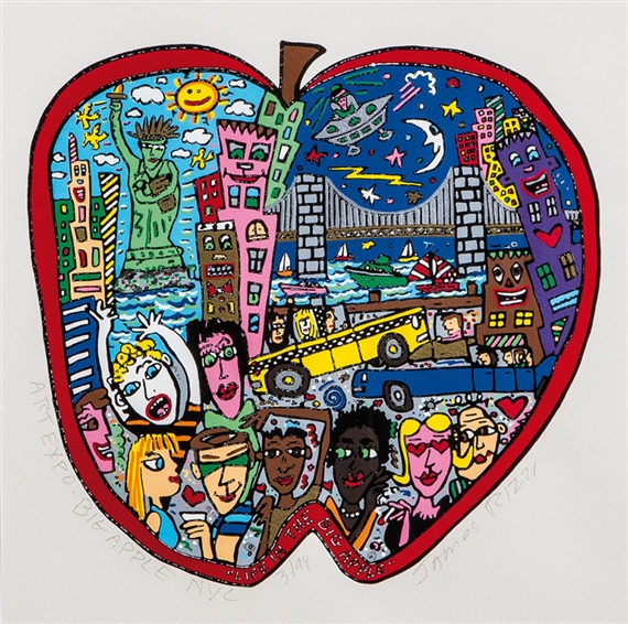 Esplorando The Big Apple di James Rizzi