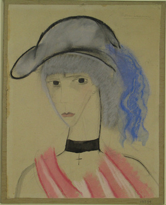 Exploring “The Blue Plume” by Marie Laurencin