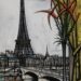 Den Eiffelturm erkunden von Bernard Buffet
