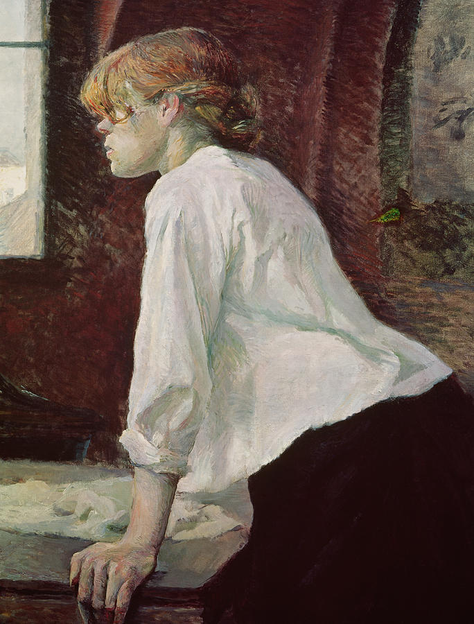 Exploring The Laundress by Henri de Toulouse-Lautrec