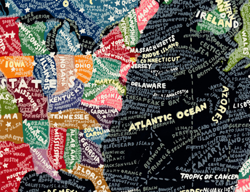 Exploration de « The World » par Paula Scher : Une Odyssée Artistique