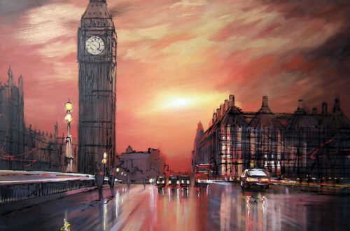Esplorando il Fascino di “Westminster Dusk” di Paul Kenton