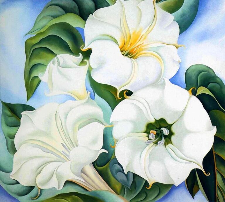 Exploring Georgia O’Keeffe’s Jimson Weed/White Flower No. 1