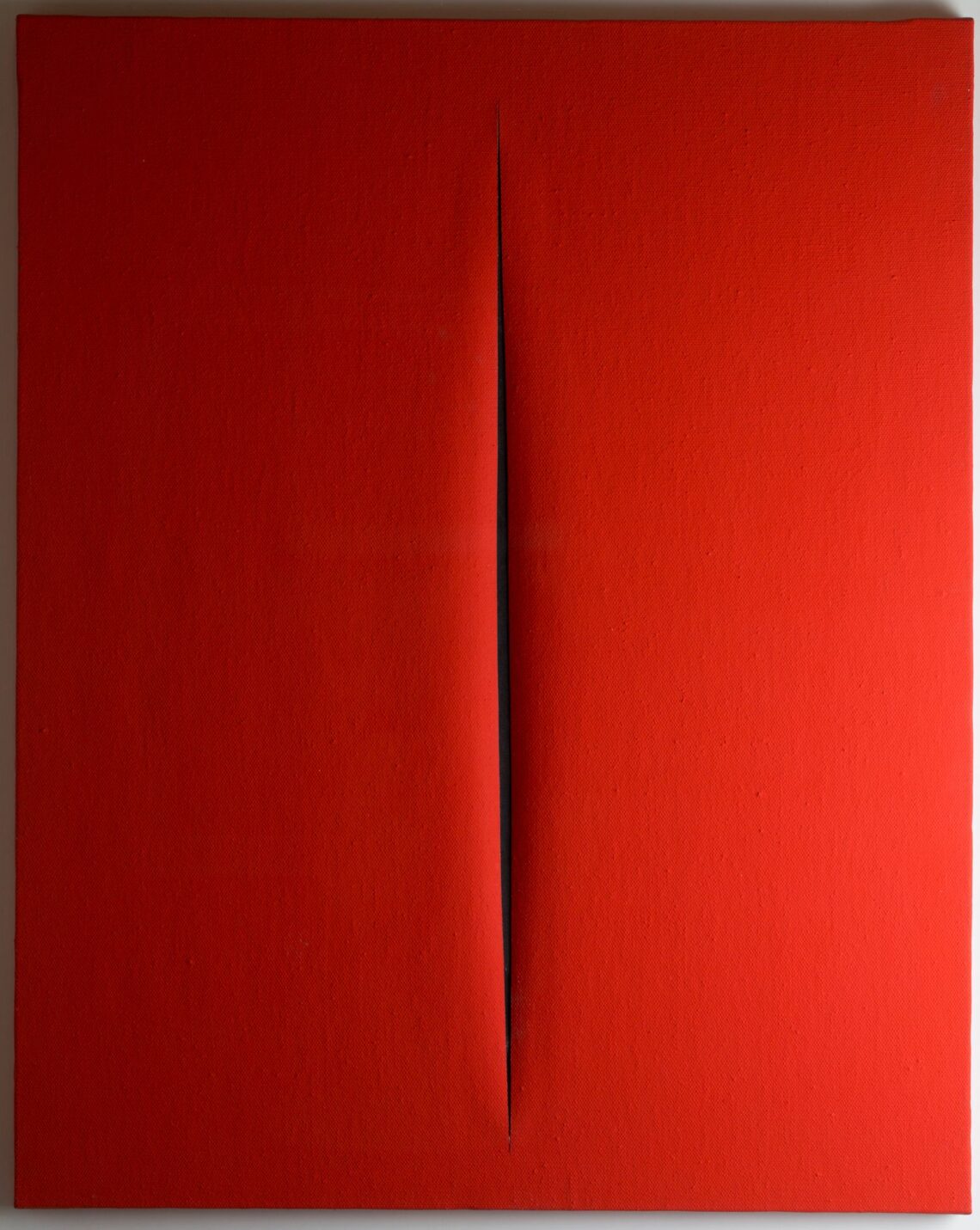 Lucio Fontana、Concetto spaziale、希少画集画 LUCIO FONTANA