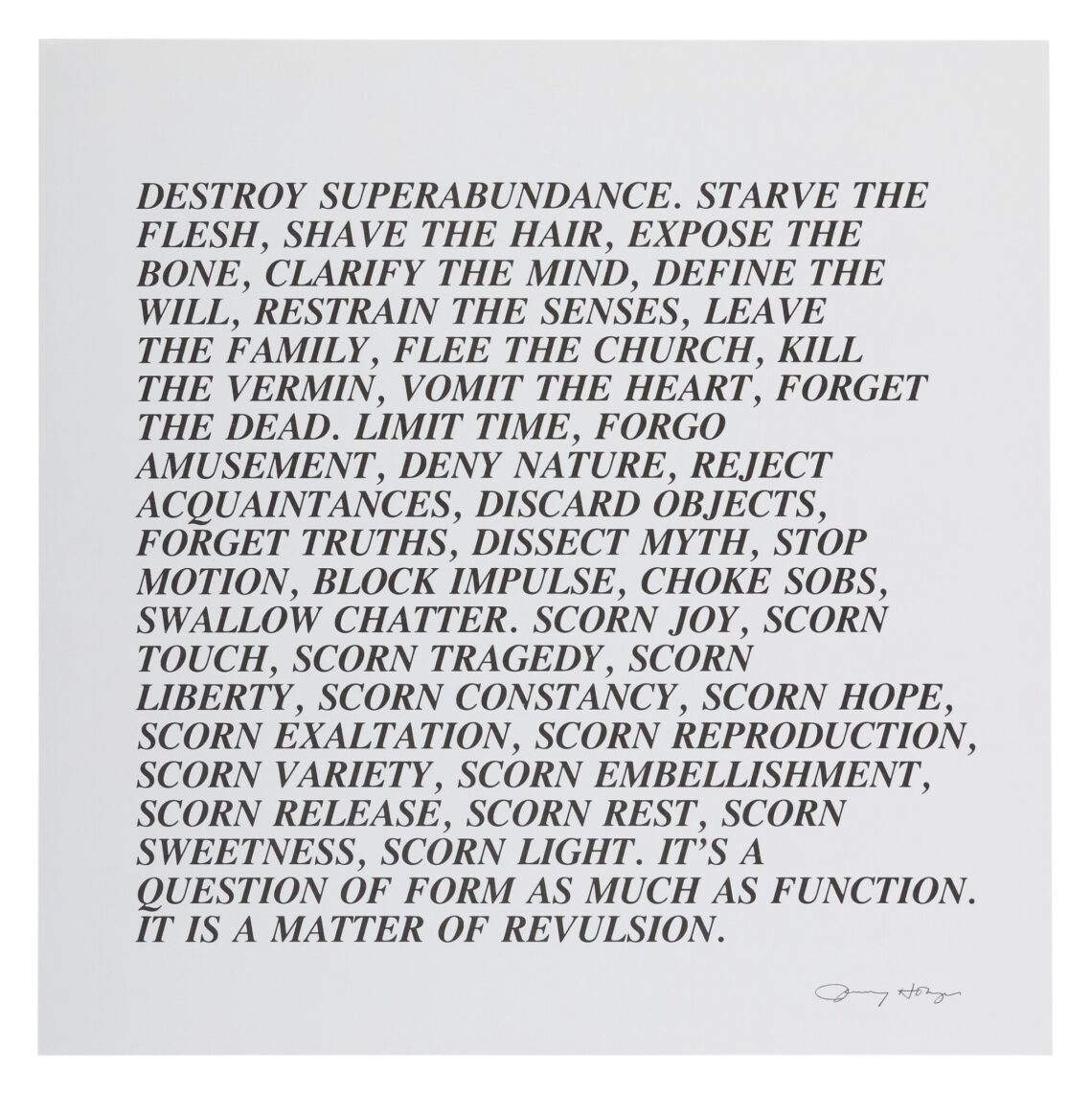 Jenny Holzer und die provokante Kraft der „Inflammatory Essays“