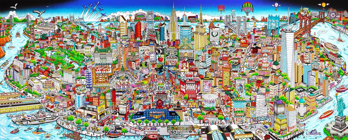 Esplorando il Panorama di Manhattan di Charles Fazzino