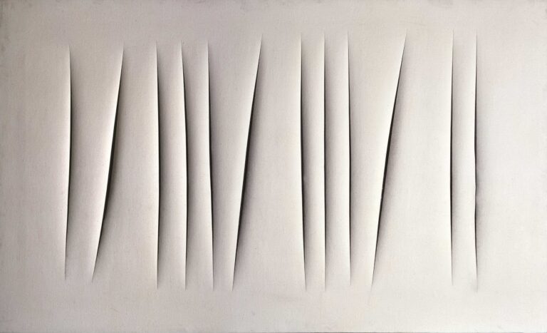 Lucio Fontana’s Spatial Concept, Waiting: A Dive into the Infinite