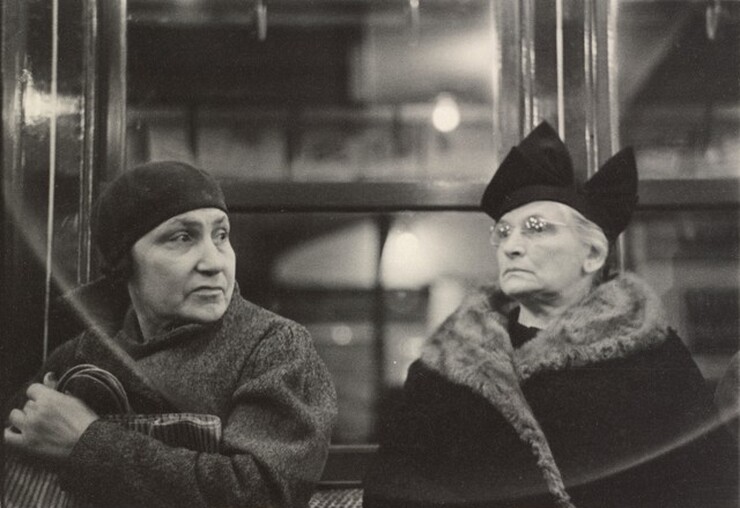 Exploring Subway Portrait Series by Walker Evans