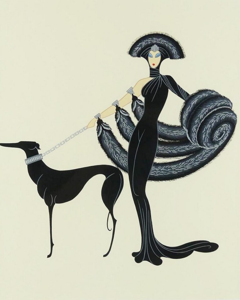L’eleganza senza tempo di Erté: decodificare “Sinfonia in nero”