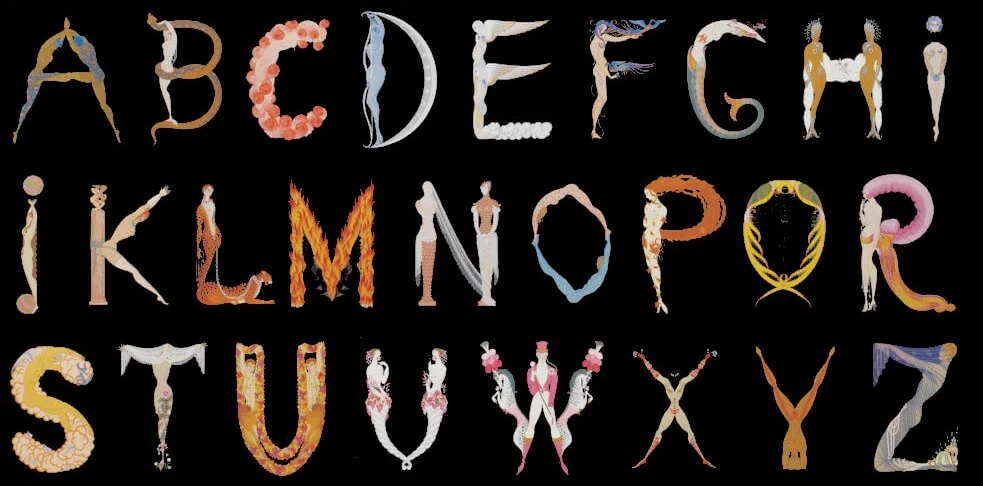 Déverrouiller l&rsquo;énigme de la série Alphabet d&rsquo;Erté