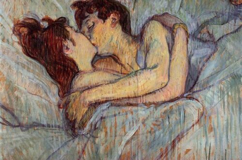 Explorer au lit Le baiser d&rsquo;Henri de Toulouse-Lautrec