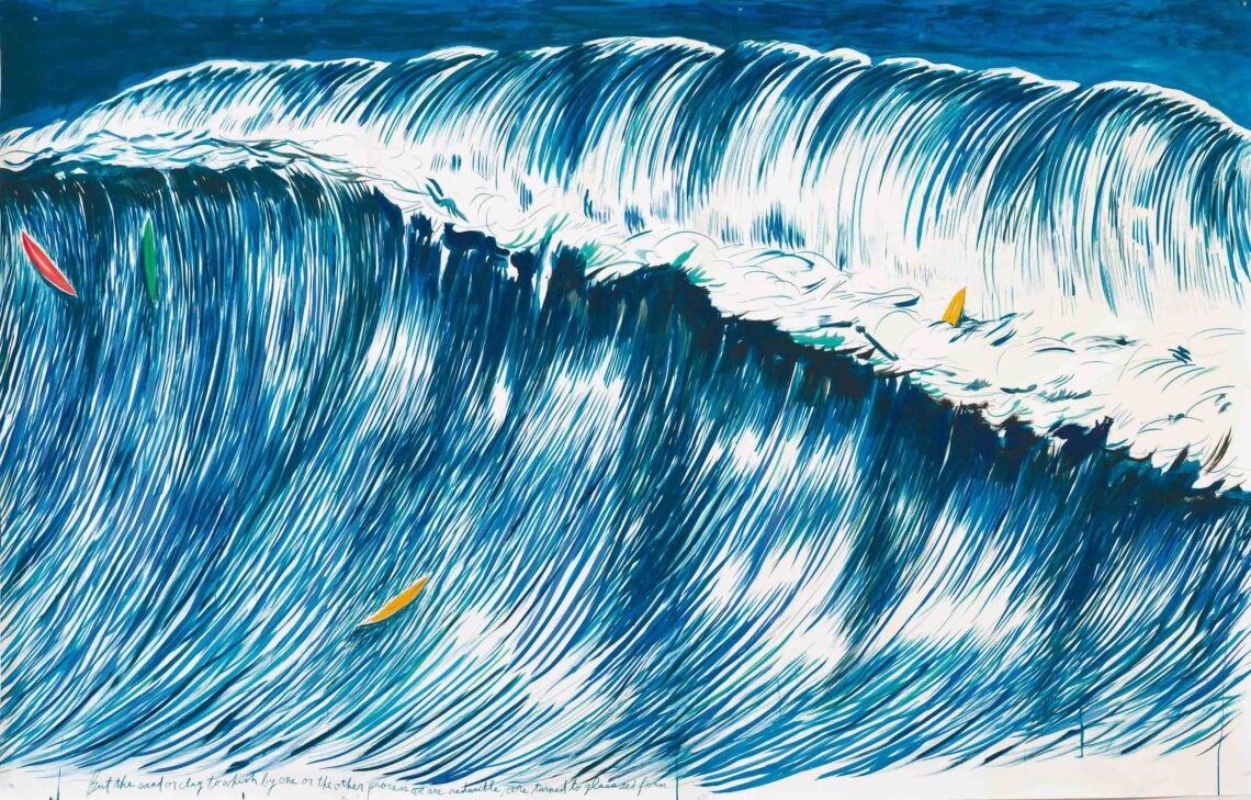 Exploring Raymond Pettibon’s No Title (The Wave)