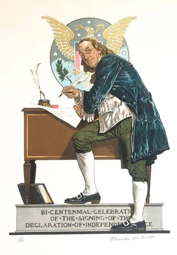 Norman Rockwell Rosie The Riveter Kunstposter - Wanddekoration 20x30cm