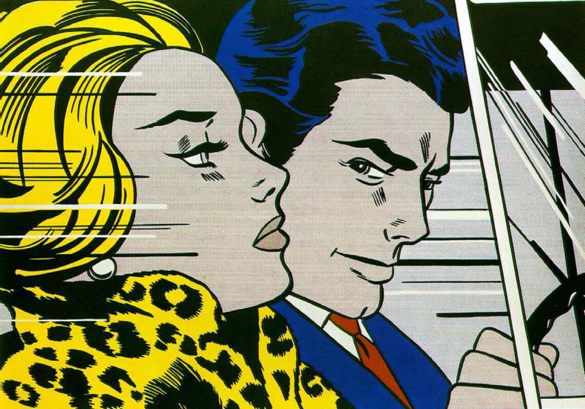 El viaje artístico de Roy Lichtenstein a través del coche