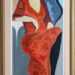 Donna in Rosso di Itzchak Tarkay: Una Celebrazione del Colore