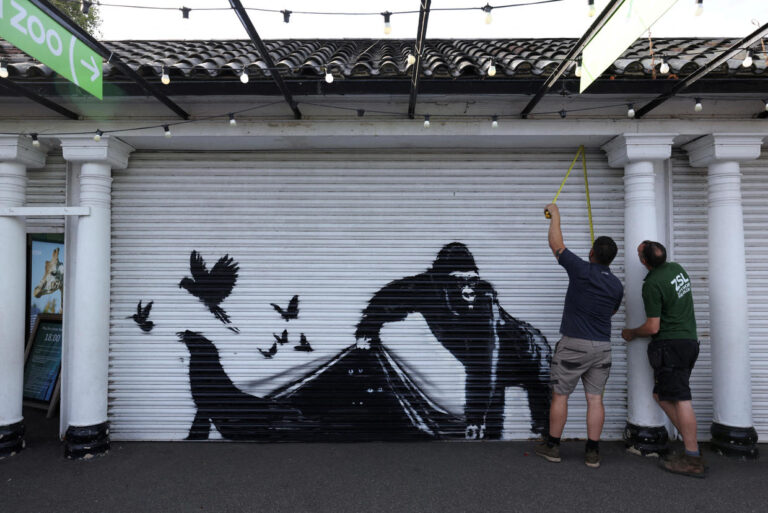 Banksy’s Animal Series: A Playful Take on Urban Wildlife