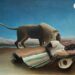 La Bohémienne Endormie de Henri Rousseau en el foco de la galería