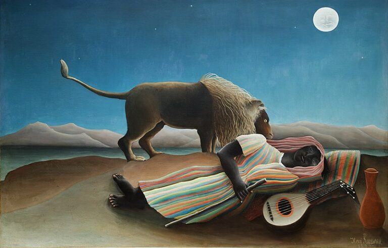 The Sleeping Gypsy by Henri Rousseau in Gallery Spotlight