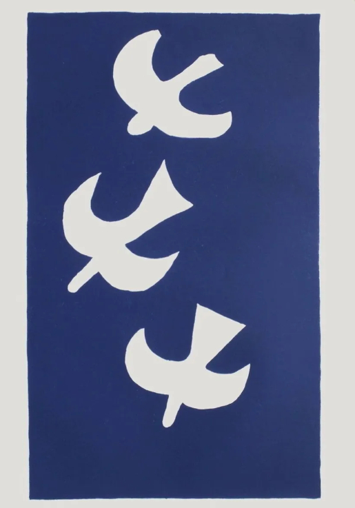 Les oiseaux I de Georges Braque