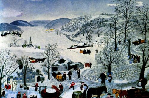 Explorando el «Sugaring Off» de Grandma Moses Explorando el «Sugaring Off» de Grandma Moses