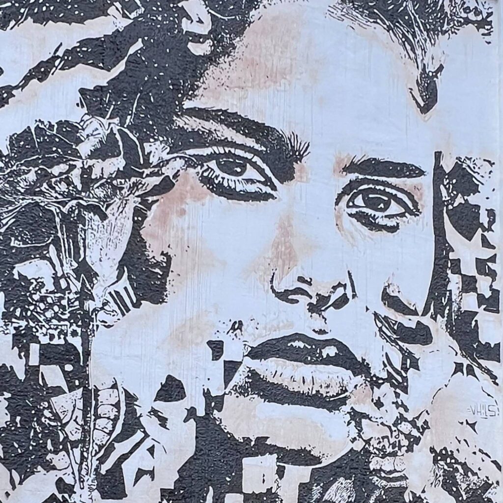 Scratching the Surface Murals by Vhils