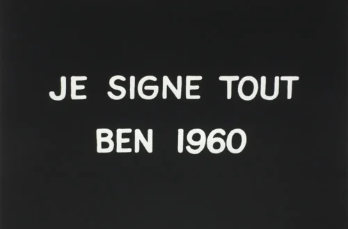 Art Insight: Je signe tout by Ben Vautier