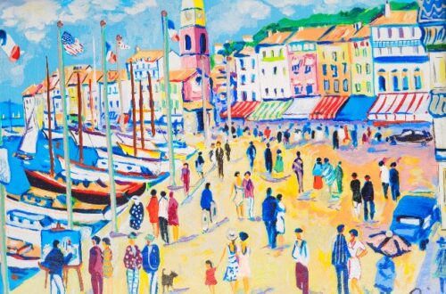 Exploring Le Port de St. Tropez by Jean-Claude Picot