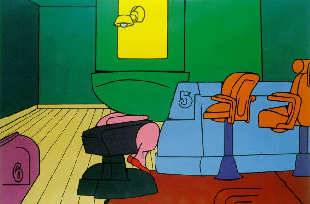 Exploring Interno Publicco 1 by Valerio Adami