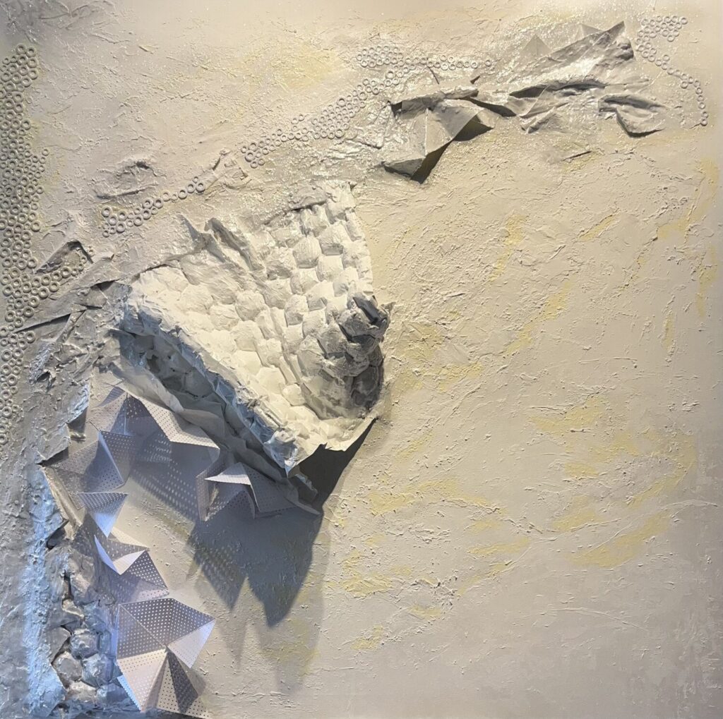 Milky way, bear and fish by Karina Yacoubian