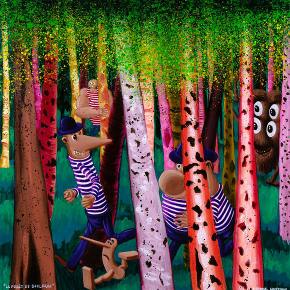 The Birch Forest by Hervé Di Rosa in Gallery Spotlight