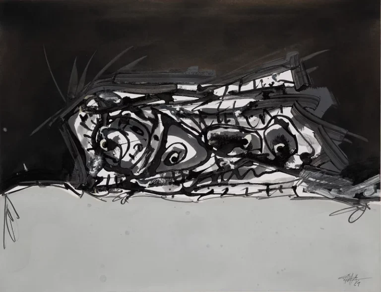 Exploring Portrait Imaginaire de Goya by Antonio Saura