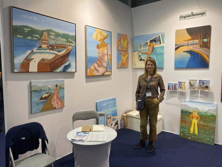 From the French Alps to International Recognition: A Conversation with Painter Virginie Monange