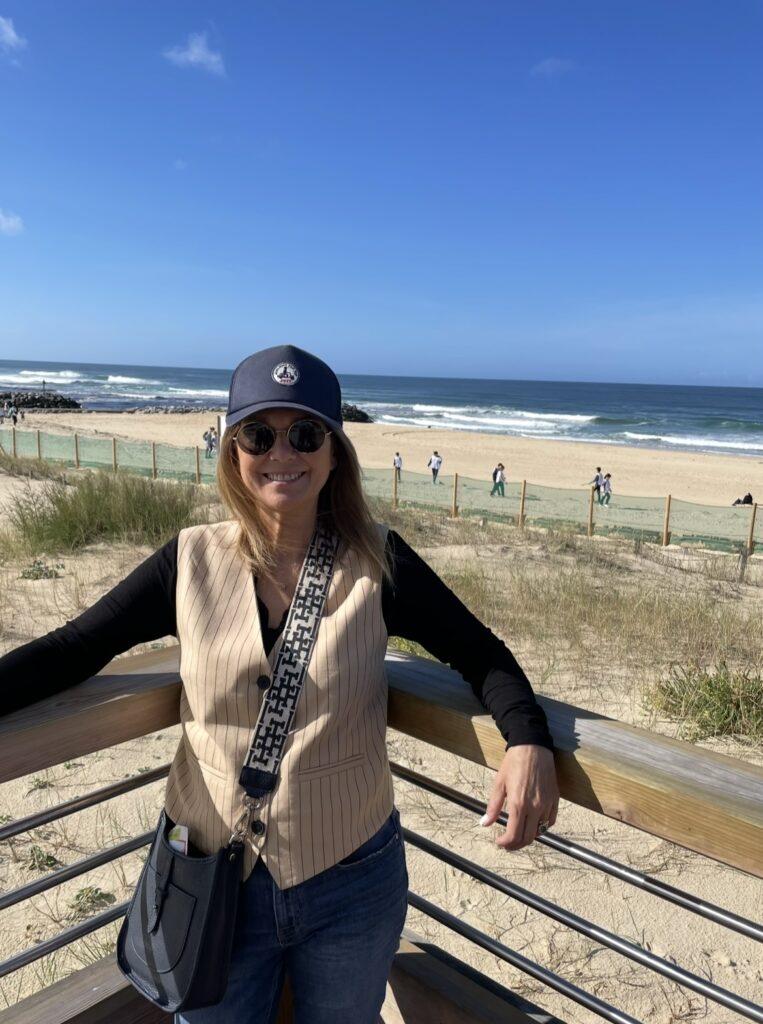 Virginie by the sea - a major source of her artistic inspiration