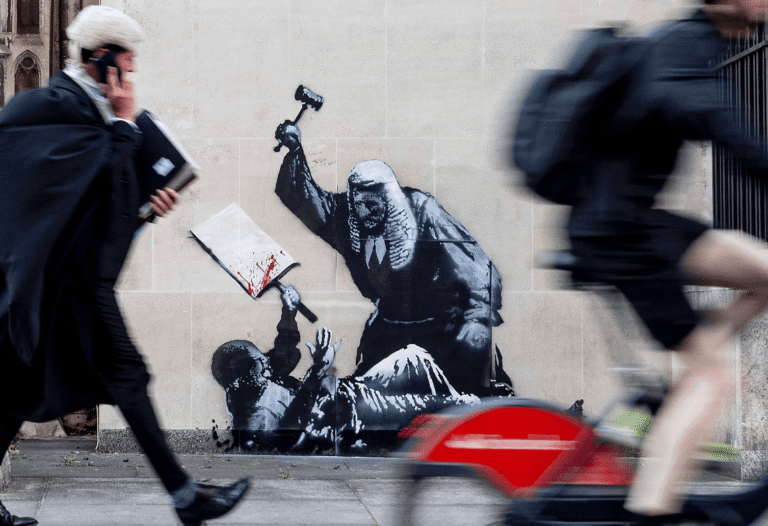 Banksy’s New Mural Didn’t Last Long — And That’s the Point