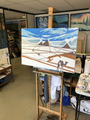 David Tomlin en el estudio