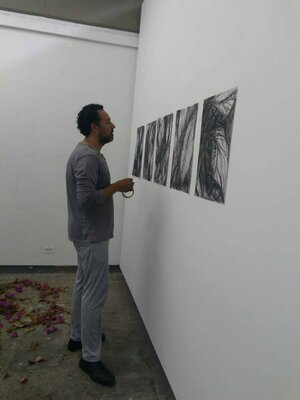 Alejandro Naranjo im Studio