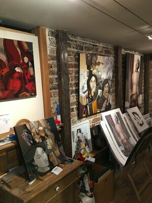 Jean Louis Mendrisse im Studio