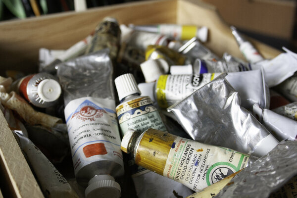Luca Raimondi in the Studio: some colors in tube that I use