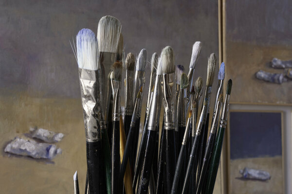 Luca Raimondi in the Studio: my brushes