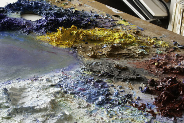 Luca Raimondi in the Studio: my colors
