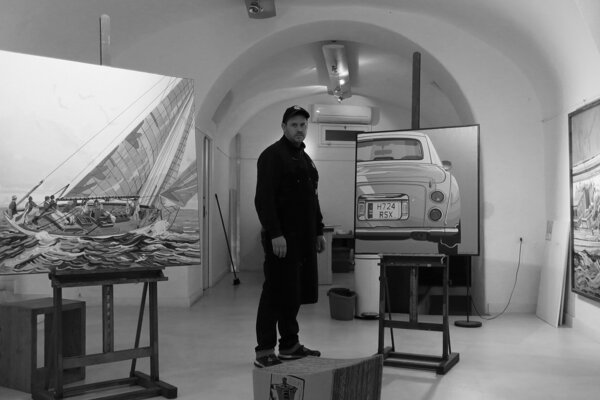 Manuel Di Chiara en el estudio