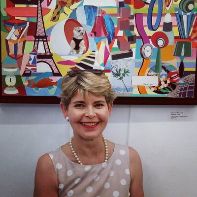Catherine Sénéchal im Studio: Exposition à la Galerie "Libre est l'Art" en mai 2019