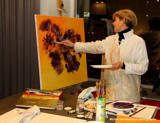 Catherine Sénéchal im Studio: A mon atelier à Paris en pleine création !