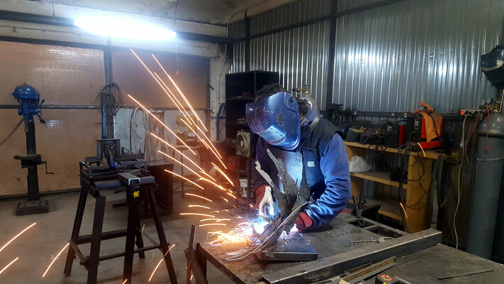 Ovidiu Kloska nello studio