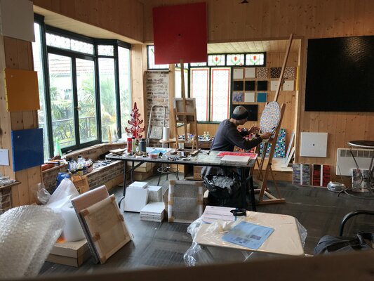 Aykaz Arzumanyan in the Studio