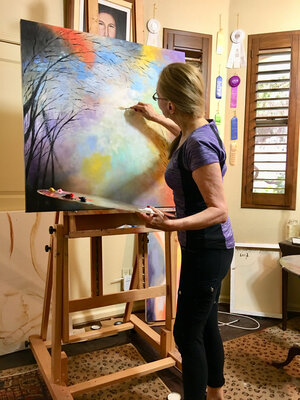 Miroslava Lipovec Friedman im Studio