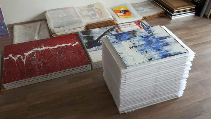 Jürgen Angeler in de studio