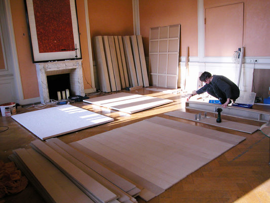 Anette Becker dans le studio