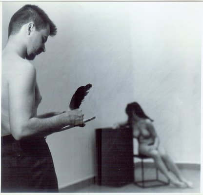 Alfred Freddy Krupa in de studio: by Danko Fajt