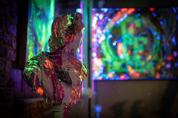 Antoni Dragan en el estudio